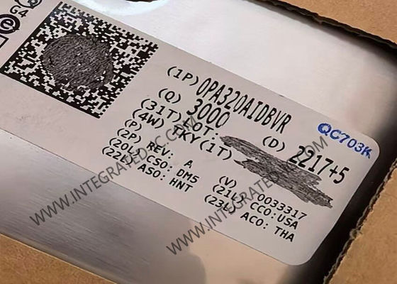 Circuito integrado OPA320AIDBVR Chip Amplificador operacional CMOS de bajo ruido y precisión de 20MHz con apagado