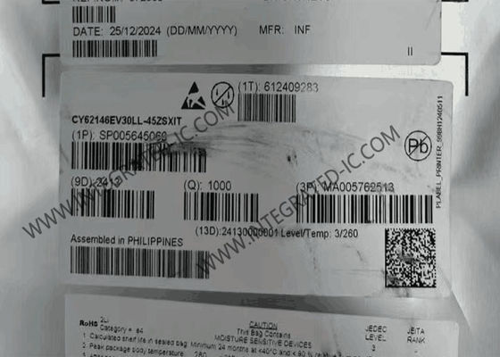 CY62146EV30LL-45ZSXIT IC de memoria Chip 4Mbit MOBL IC de memoria SRAM asincrónica PG-TSOP-44