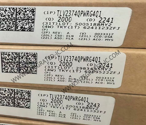 TLV2374QPWRG4Q1 Chip IC de amplificador operacional de 4 canales y 16 V a 3 MHz para automoción