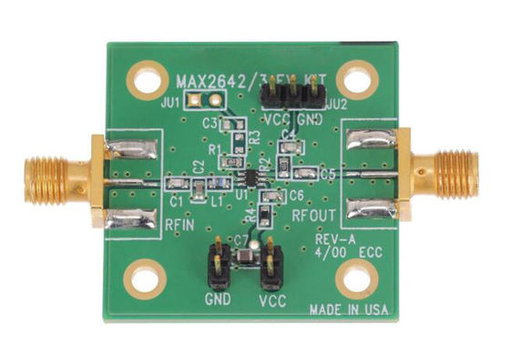MAX2643EVKIT Soluciones incrustadas 800MHz a 1GHz Consejo de evaluación del amplificador MAX2643