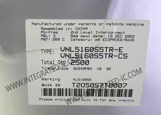 Chip de circuito integrado VNL5160S5TR Canal N 3.5A Controlador de lado bajo con 36V Max totalmente protegido
