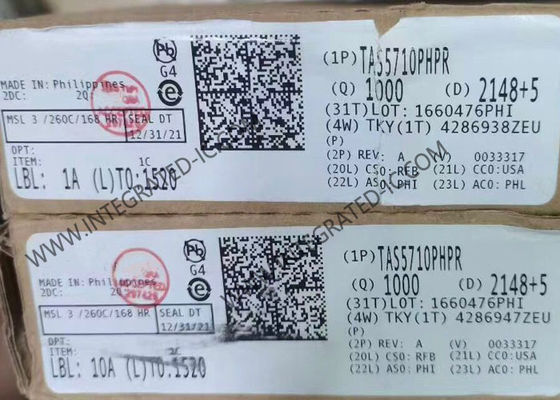 TAS5710PHPR Chip de circuito integrado 20W Amplificador de potencia de audio digital estéreo de 2 canales con ruta de datos de 32 bits