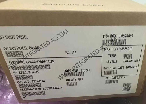 Array de puertas programables de campo EP4CGX30BF14I7N 72 I/O Ciclón IV GX Array de puertas programables de campo IC