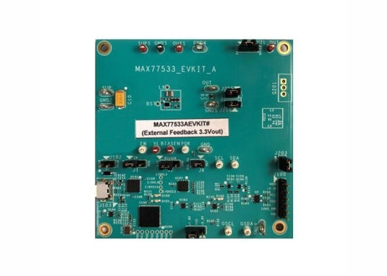 MAX77533AEVKIT Placa de evaluación del convertidor reductor MAX77533 de Embedded Solutions