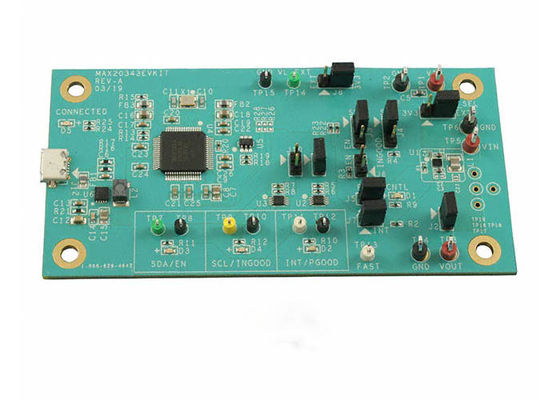 MAX20343EVKIT Placa de evaluación de gestión de energía del controlador I2C para soluciones integradas