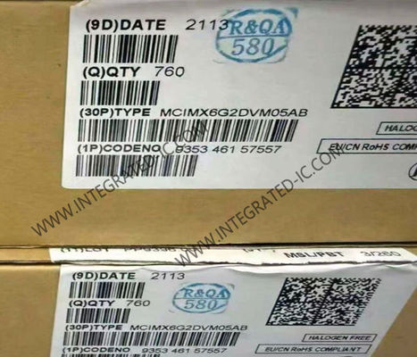 Microcontrolador MCU MCIMX6G2DVM05AB ARM Cortex-A7 de 32 bits 528MHz 289-LFBGA