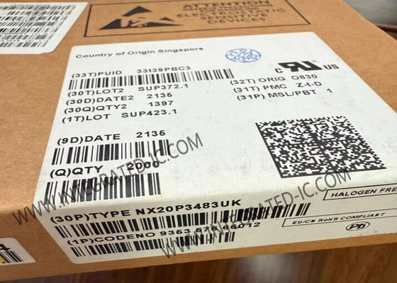 Circuito integrado NX20P3483UK Chip USB Power Delivery IC con USB-C 3.0, corriente de funcionamiento de 3.4A y voltaje de funcionamiento de 2.7V a 5.5V