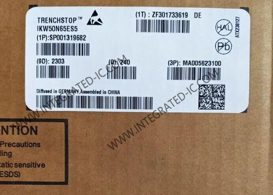 Chip de circuito integrado IKW50N65ES5 con tecnología TrenchStop™ 5 y transistores IGBT de conmutación suave de un proveedor con 15 años de experiencia