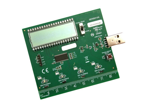 DRV5055EVM Soluciones embebidas 3.3V Panel de evaluación del sensor de efecto Hall lineal
