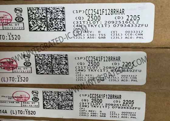 Módulo de comunicación inalámbrica CC2541F128RHAR Bluetooth MCU inalámbrico de baja energía