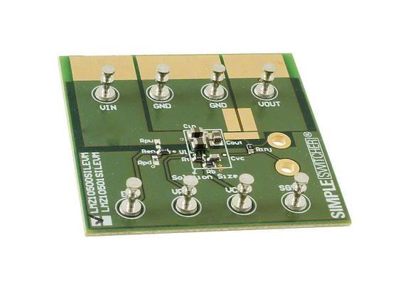 Placa de evaluación del convertidor CC/CC reductor de 650mA Step Down LMZ10500SILEVM Embedded Solutions