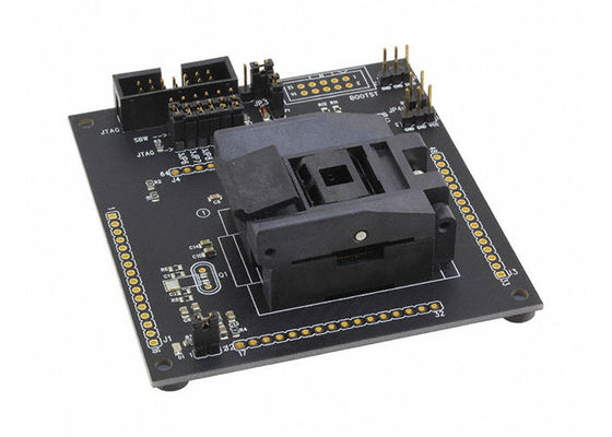 Placa de desarrollo objetivo con zócalo ZIF independiente para soluciones integradas MSP-TS430RGC64C