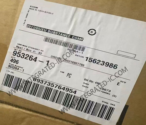 953264-1 Conectores de 18 posiciones, paso de 2,54 mm, cabezales automotrices MQS con capacidad de corriente de contacto de 7,5 A