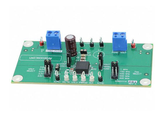 LMZ36002EVM Placa de evaluación del módulo de alimentación Simple Switcher para soluciones integradas