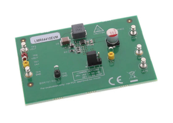 Placa de evaluación del regulador reductor síncrono de 1,1 MHz de 1 A y 3,3 V para soluciones integradas LMR54410EVM