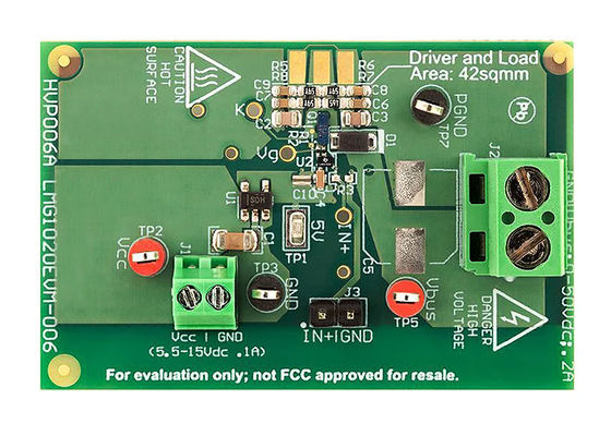 LMG1020EVM-006 Placa de evaluación de gestión de energía de controlador de puerta de un solo canal para soluciones integradas
