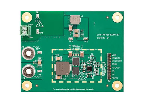 LM5146-Q1-EVM12V Placa de evaluación de soluciones integradas de convertidor CC/CC reductor de 15 V a 85 V