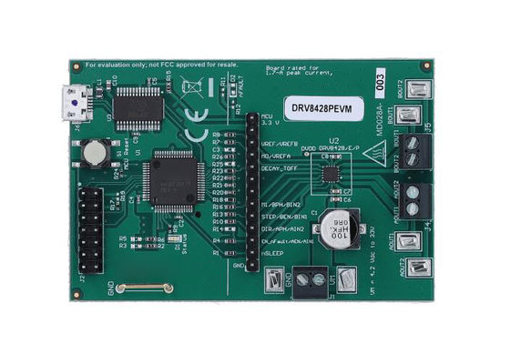 Soluciones integradas DRV8428EVM Placa controladora de motor paso a paso con interfaz STEP/DIR DRV8428