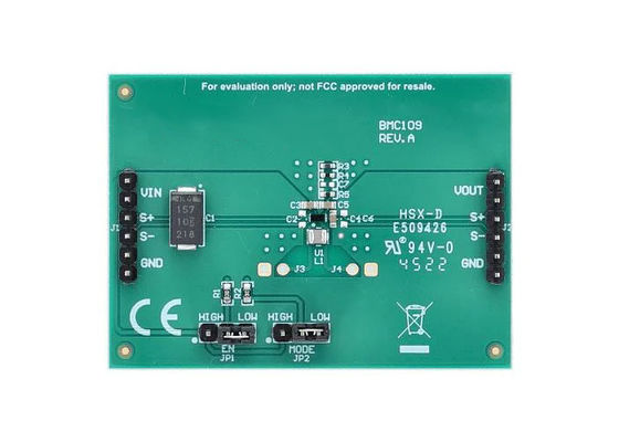Placa de evaluación del convertidor reductor TPS631010EVM-109 Embedded Solutions de 1,6 V a 5,5 V