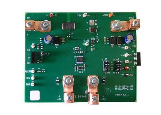 TPS2483EVM-157 Módulo de evaluación de eFuse y controlador Hot Swap de Embedded Solutions TPS2483