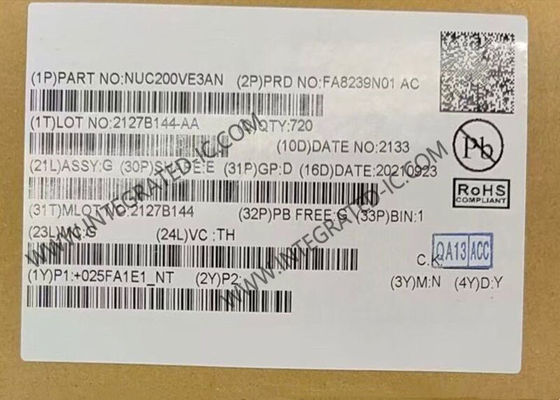 Microcontrolador MCU NUC200VE3AN de 32 bits con ARM Cortex M0 a 50MHz, 128 kB de memoria de programa y 83 E/S para control industrial
