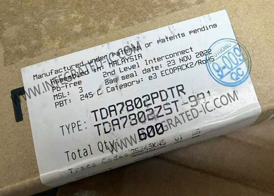TDA7802PDTR Integrated Circuit Chip with 24-bit Resolution 110 dB Dynamic Range and 115 dB S/N Ratio