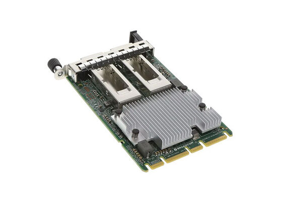 BCM957508-N2100G Soluciones Integradas Adaptador de Red Ethernet PCI Express de Doble Puerto de 100 Gb/s