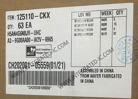 H5AN4G6NBJR-UHC Memory IC Chip 4Gb CMOS DDR4 SDRAM ETT Memoria en el paquete FBGA-96