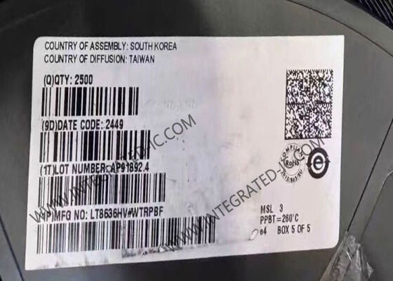 Chip de circuito integrado LT8636HV 42V 7A conmutador silencioso sincronizado de pico