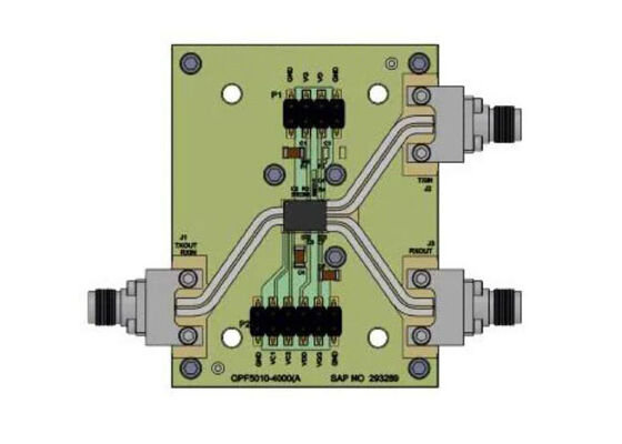 QPF5005EVB1 Soluciones Integradas - Placa de Evaluación del Módulo Front-End de Banda X QPF5005
