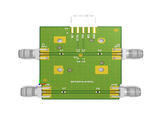Placa de evaluación de interruptor SPST de alta aislamiento y absorción para soluciones integradas QPC6014PCK401
