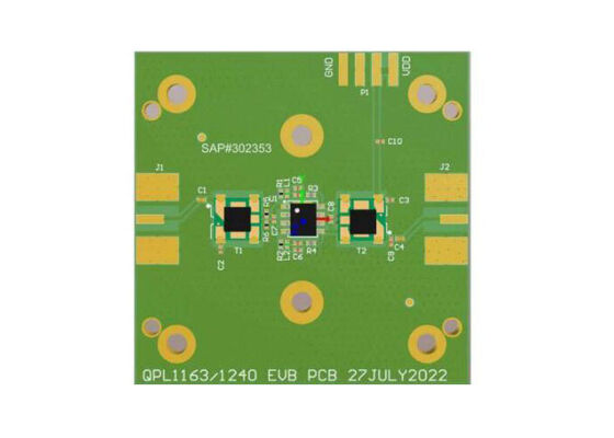 QPL1240EVB-02 Embedded Solutions Evaluation Board 17dB CATV Amplifier RF Development Tools