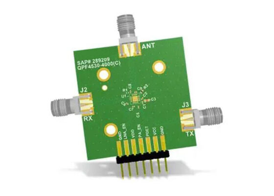 QPF4530PCK-01 Placa de Evaluación de Soluciones Integradas para el Módulo Frontal Wi-Fi QPF4530
