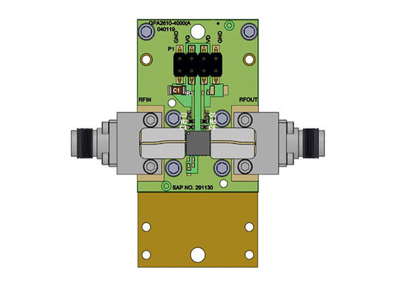 QPA2611EVB Consejo de evaluación de los amplificadores de potencia de banda X de alto rendimiento de 5W