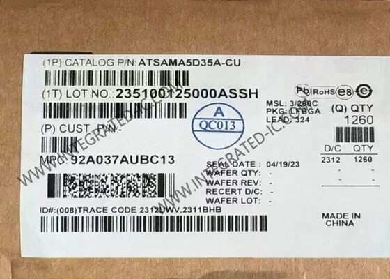 ATSAMA5D35A-CU Microcontroller MCU with 536MHz ARM Cortex-A5 Processor 32-Bit Low-Power Mode Embedded MPU
