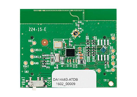 DA14683-00U2DB-P Soluciones Integradas DA14683 BT Low Energy 5.1 Development Kit Pro WL-CSP53 Placa hija