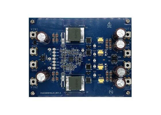 ISL81805EVAL2Z Placa de evaluación de controlador boost síncrono dual de 80V para soluciones integradas