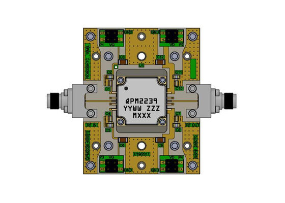 QPM2239EVB1 Soluciones embebidas 13GHz a 15.5GHz GaN Panel de evaluación del módulo de amplificador de potencia
