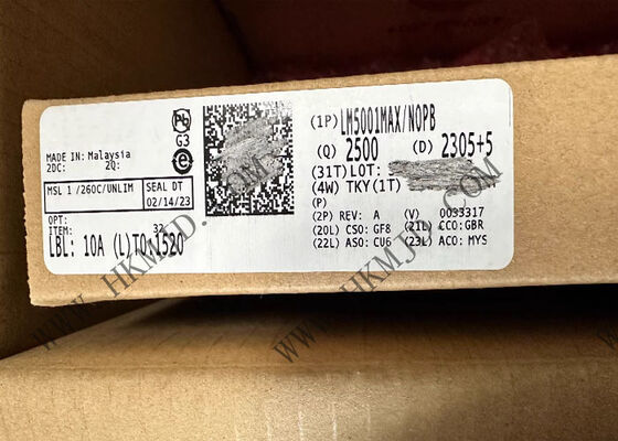 Chip de circuito integrado LM5001MAX 1A IC regulador de modo interruptor de alto voltaje con frecuencia de conmutación de 50 kHz a 1,5 MHz