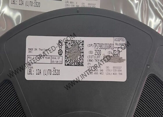 TPS79801QDGNRQ1 Chip de circuito integrado regulador lineal LDO de baja potencia de grado 50mA para automóviles