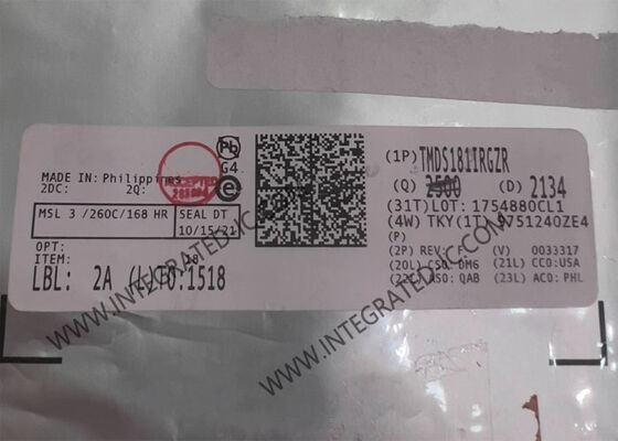 Chip de circuito integrado TMDS181IRGZR HDMI Retimer con velocidad de datos de 6 Gbps y soporte de 4k2k60p en modo Retimer