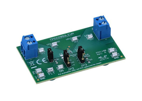 Módulo de evaluación de soluciones integradas TPS22950LEVM para el interruptor de carga TPS22950L