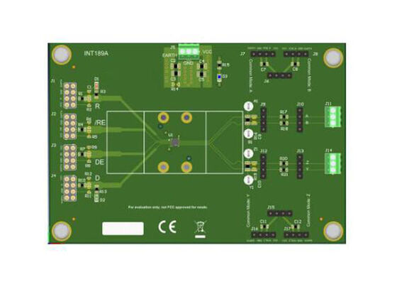 Modulo de evaluación de los transceptores RS-485 Full-Duplex de soluciones integradas RS485FLDPLXDRCEVM