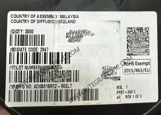 ADG801BRTZ Chip de circuito integrado CMOS SPST Conmutador con 0.4Ω de resistencia 1.8V a 5.5V de suministro y rango de temperatura automotriz