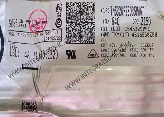 TMS320F28035PAGT Microcontrolador MCU de 32 bits 60MHz C28x Piccolo con memoria flash de 128 kB