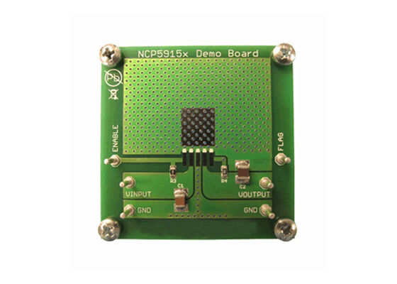 NCP59151DS00GEVB Placa de evaluación del regulador de voltaje lineal de 2.24V a 13.5V para soluciones integradas