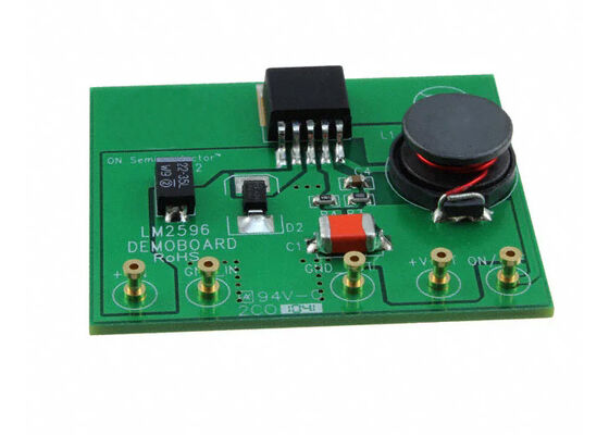 LM2596ADPBCKGEVB Soluciones embebidas 3A 4,5 V a 40 V de CC/DC Junta de evaluación de descenso