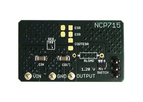 Placa de evaluación del regulador de voltaje lineal de 6 V a 24 V para soluciones integradas NCP715SQT2GEVB