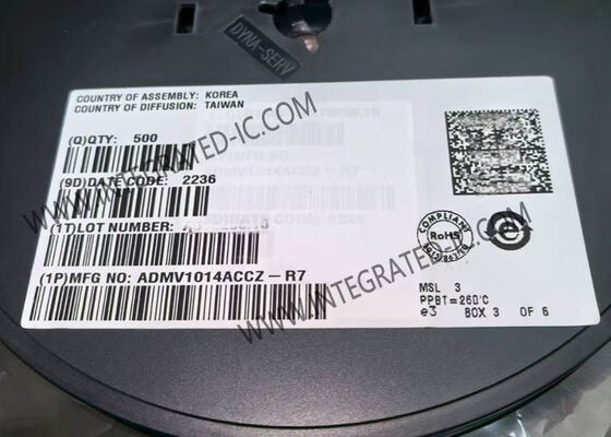 Modulo de comunicación inalámbrica ADMV1014ACCZ de 24 GHz a 44 GHz SiGe Downconverter de microondas de banda ancha