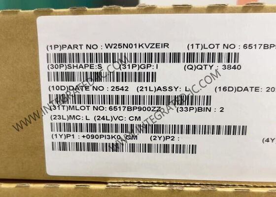 W25N01KVZEIR 1Gbit 104 MHz SPI - Quad I/O QspiNAND Chip IC de memoria flash